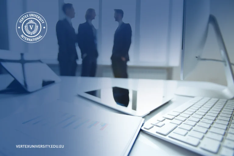 الهيكل التنظيمي لجامعة فيرتكس: نموذج الحوكمة والإدارة في التعليم العالي Comprehensive organizational structure at Vertex University