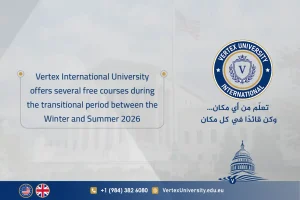 Vertex International University propose plusieurs cours gratuits pendant la période de transition entre les semestres d’hiver et d’été 2026