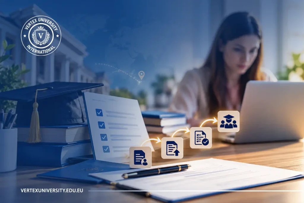 القبول في جامعة فيرتكس: شروط الالتحاق وإجراءات التسجيل خطوة بخطوة